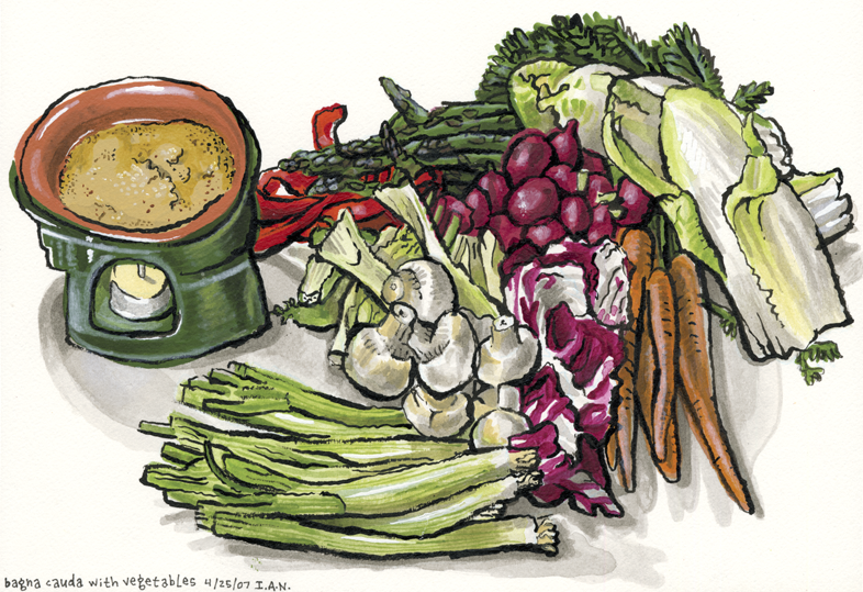 Bagna Cauda with Veggies