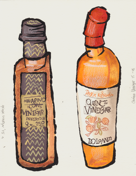 Grape and Quince Vinegars