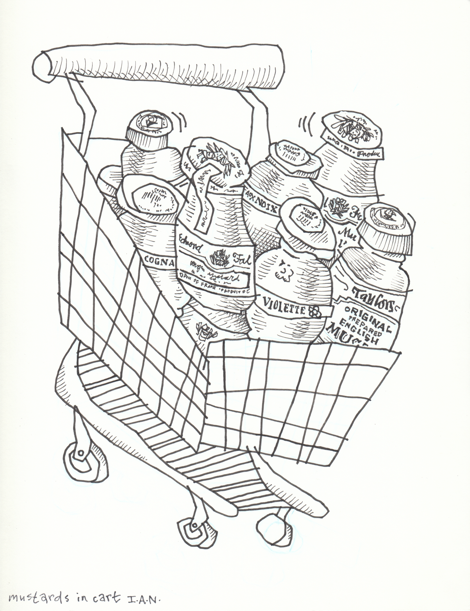 Mustards in Cart