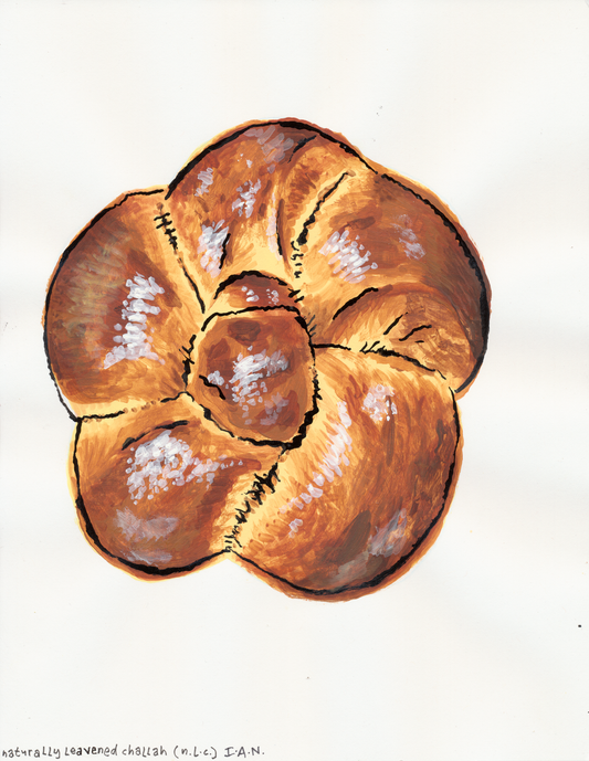 Naturally Leavened Challah Bread